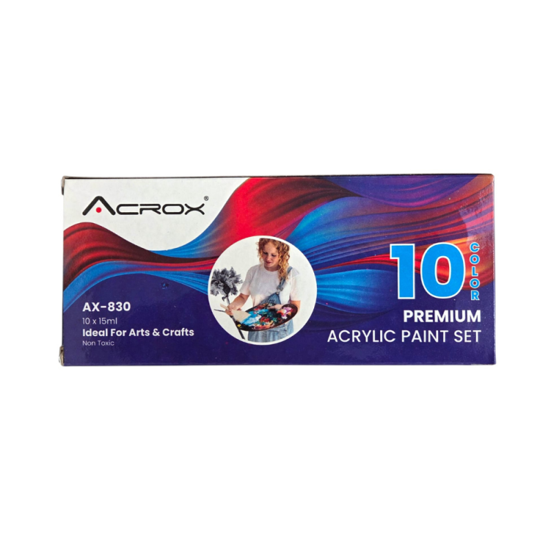 ACROX AKRİLİK BOYA 10 LU