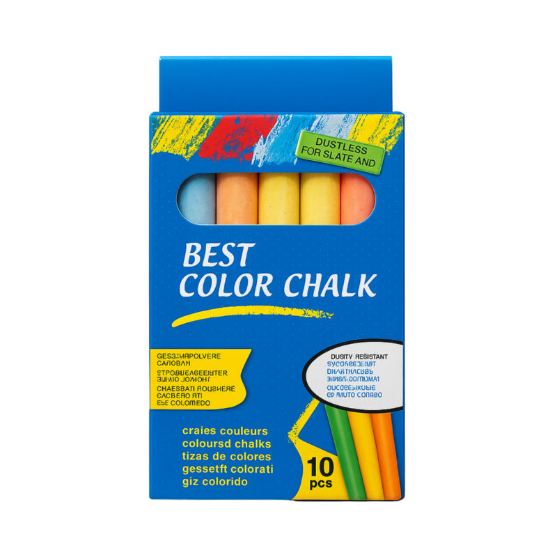 BEST COLOR TEBEŞİR RENKLİ 10 LU