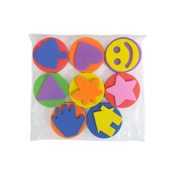 DOMİNİC ŞEKİLLİ EVA BASKI 8 Lİ PAKET 12 Lİ