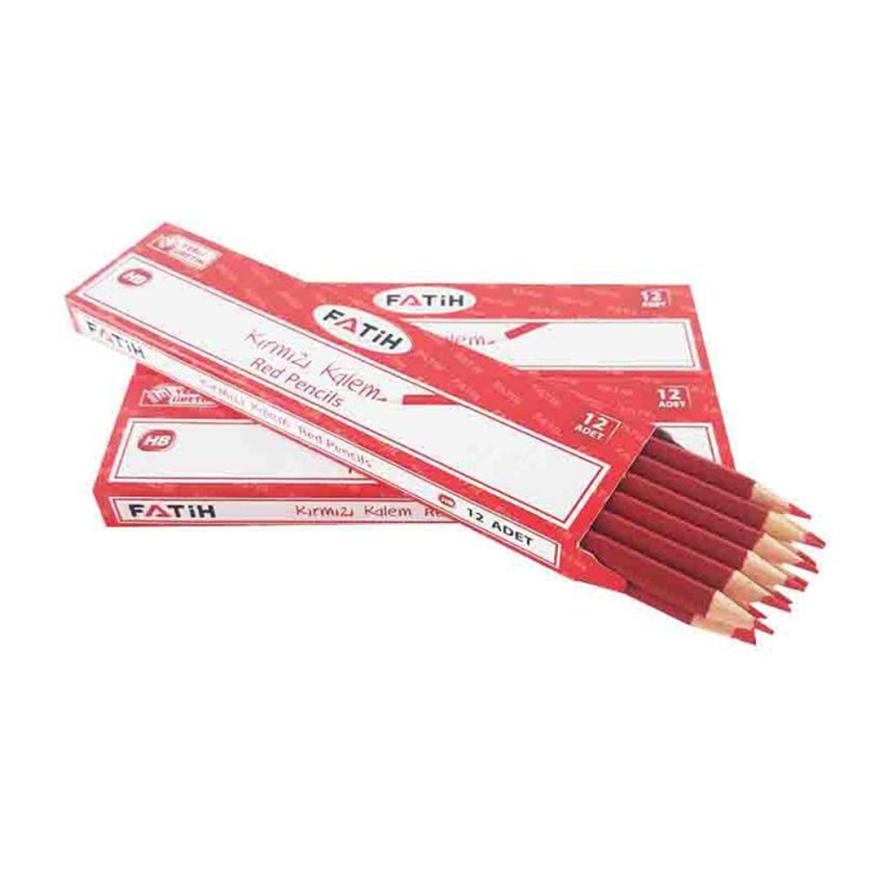 FATİH KIRMIZI KOPYA KALEMİ 12 Lİ
