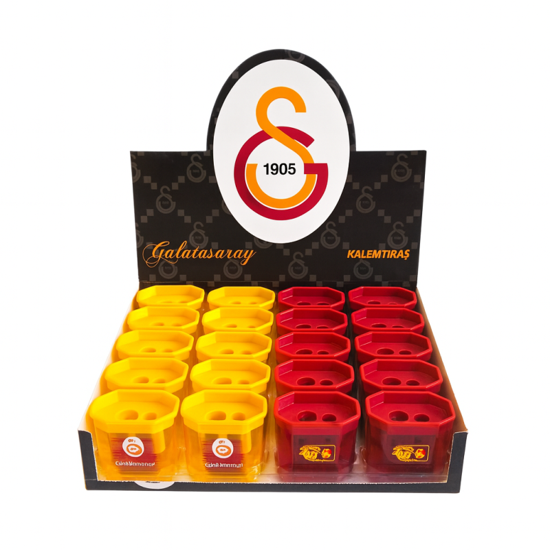 GALATASARAY DİKDÖRTGEN KALEMTRAŞ 24 LÜ