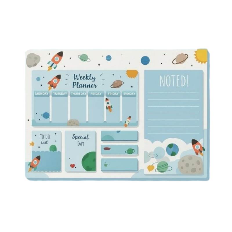 PLANLAYICI 5 PARÇA POSTİT 12 Lİ