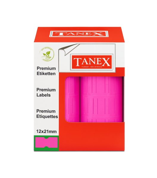 TANEX FİYAT ETİKETİ PEMBE 6 RULO