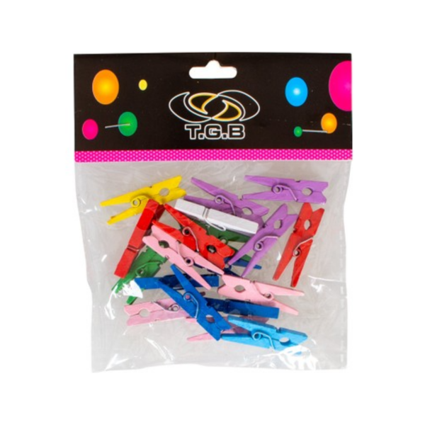 TGB RENKLİ MANDAL MİNİ 12 Lİ