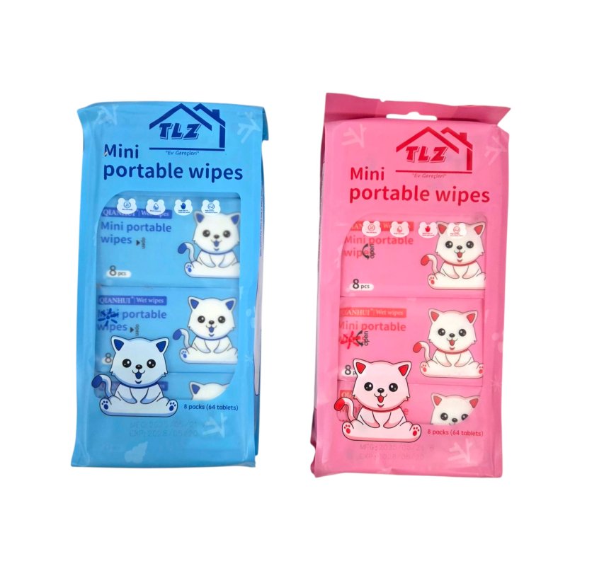 TLZ ISLAK MENDİL MİNİ 8 Lİ