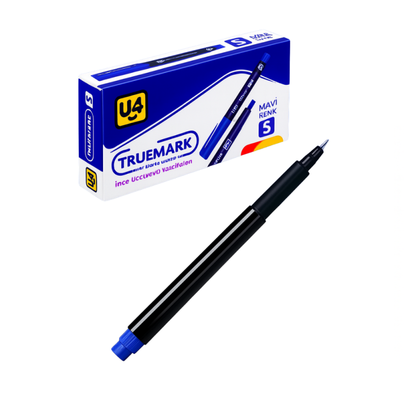 U4 ASETAT KALEMİ SİLGİLİ S MAVİ 12 Lİ U4-1111