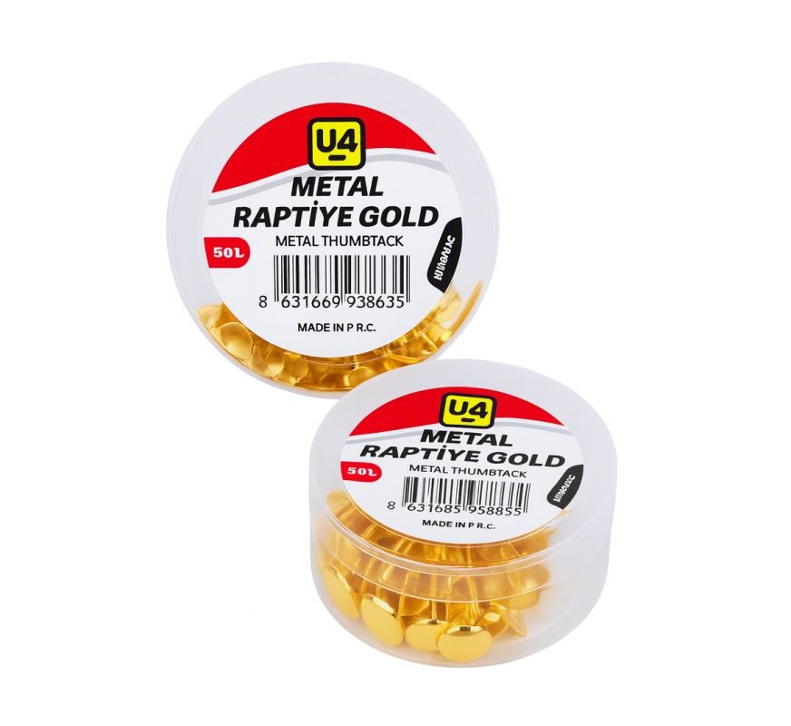 U4 RAPTİYE 50 Lİ METAL GOLD 12 PAKET