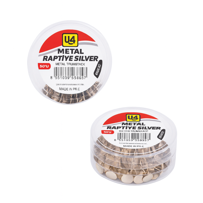 U4 RAPTİYE 50 Lİ METAL SİLVER 12 PAKET