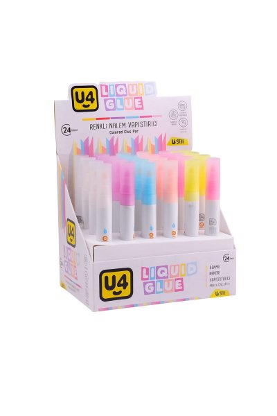 U4 YAPIŞTIRICI SIVI KALEM TİPİ 24 LÜ