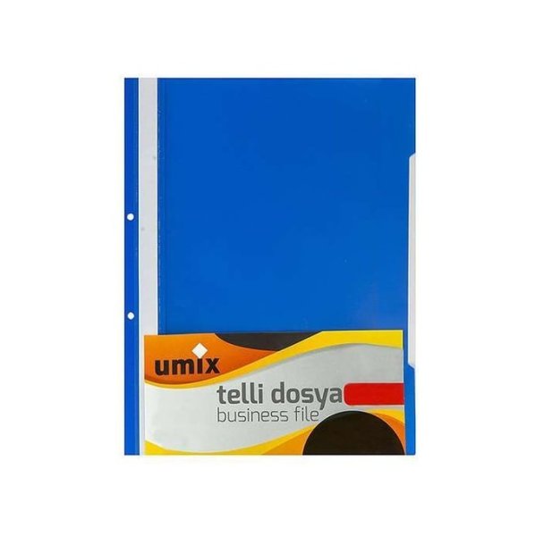 UMİX TELLİ DOSYA MAVİ 50 Lİ