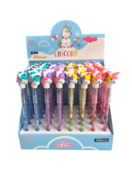 DOMİNİC YUMURTLAYAN KALEM UNİCORN 48 Lİ