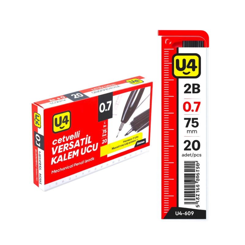 U4 MİN 75mm 0.7 20 adet CETVELLİ 24 LÜ U4-609