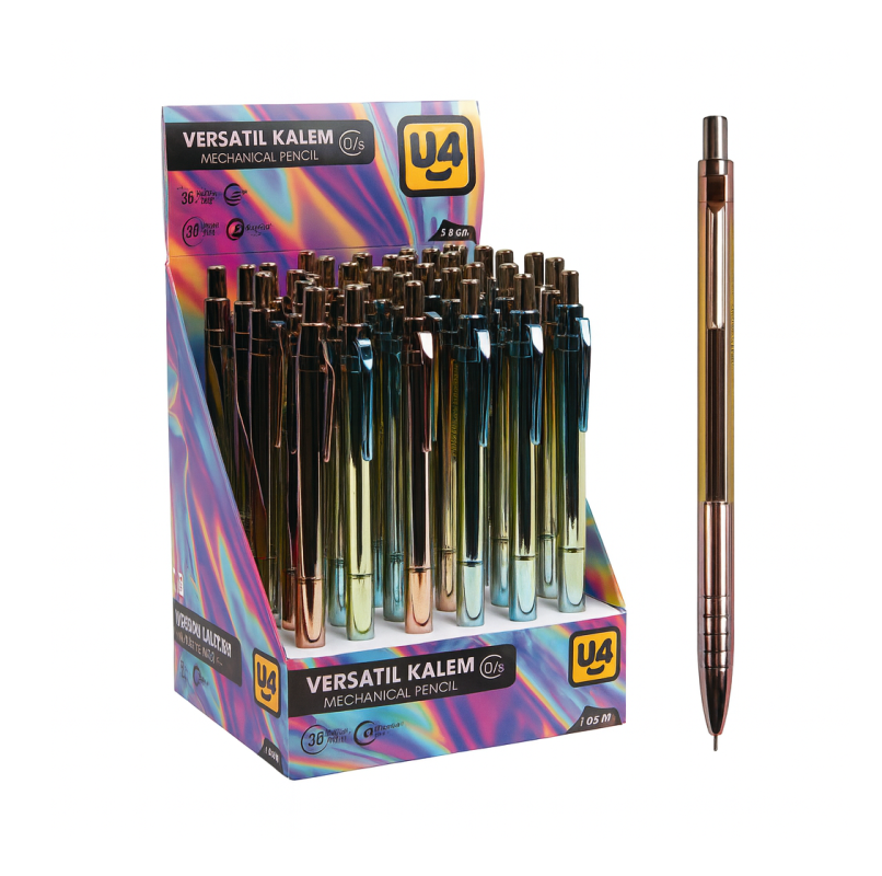 U4 VERSATİL KALEM METAL 36 LI U4-3595