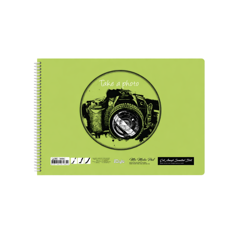 NEW STYLE PP KAPAK RESİM DEFTERİ 17X25 25 YP 12 Lİ