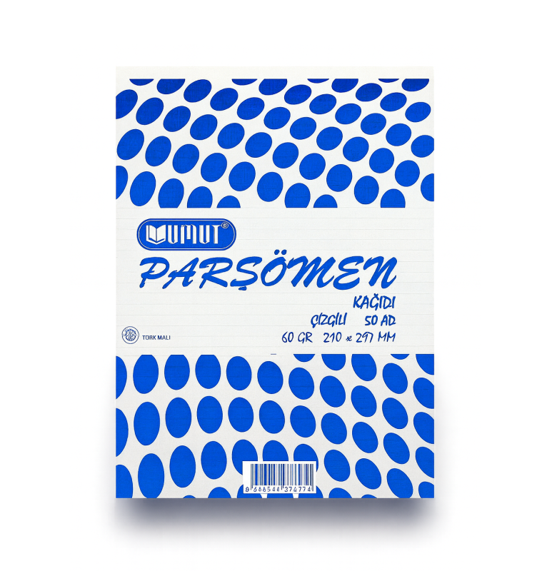 A-4 PARŞÖMEN KAĞIDI ÇİZGİLİ 50 Lİ