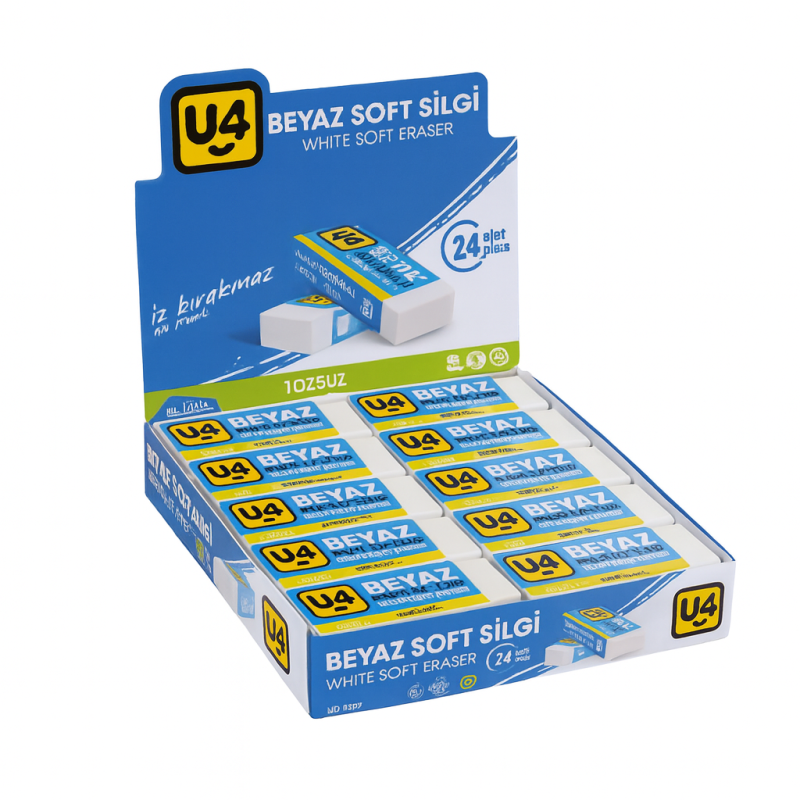 U4 SİLGİ BEYAZ 24 LÜ