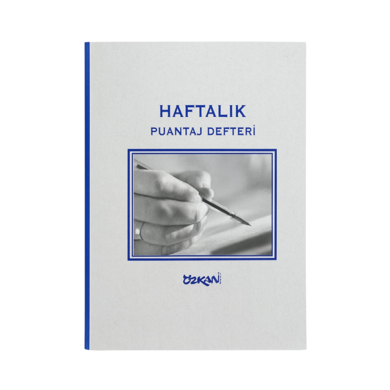 PUANTAJ DEFTERİ (HAFTALIK) 12 Lİ