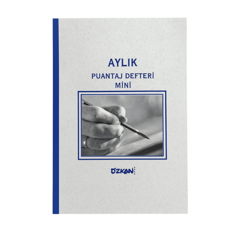 AYLIK PUANTAJ DEFTERİ MİNİ 12 ADET