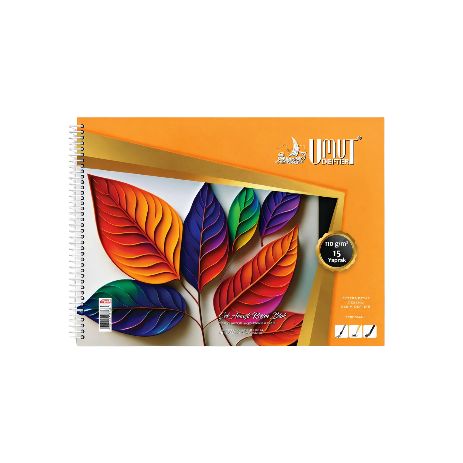 UMUT RESİM DEFTERİ KK 25X35 25 YPR 80 GR 12 Lİ