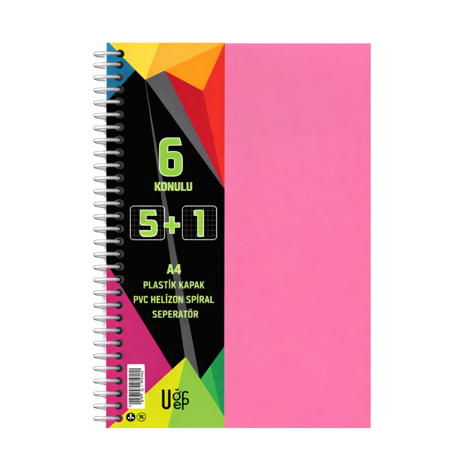 U DEEP SPİRALLİ PP KAPAK 5+1 - 150 YP 6 AYRAÇ 28 Lİ