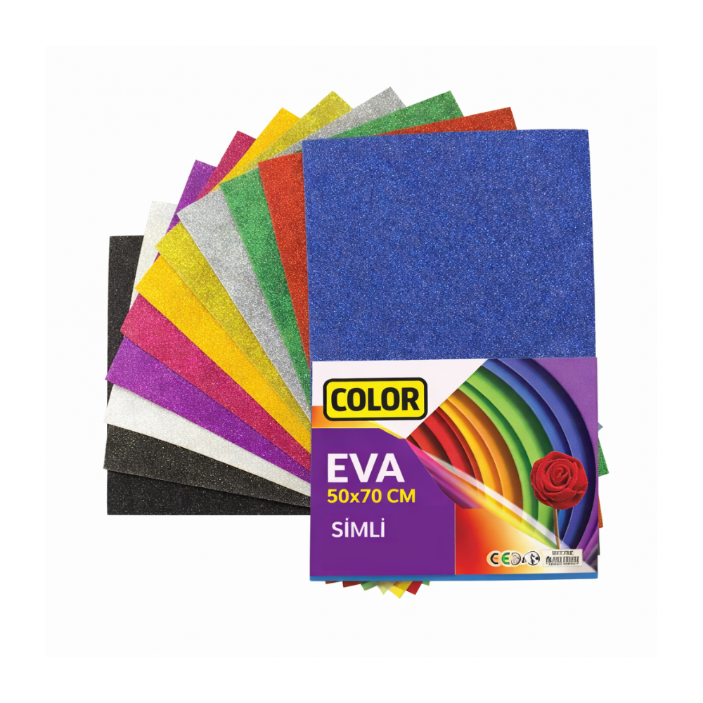 COLORBANK SİMLİ EVA 50X70 CM 10 RENK