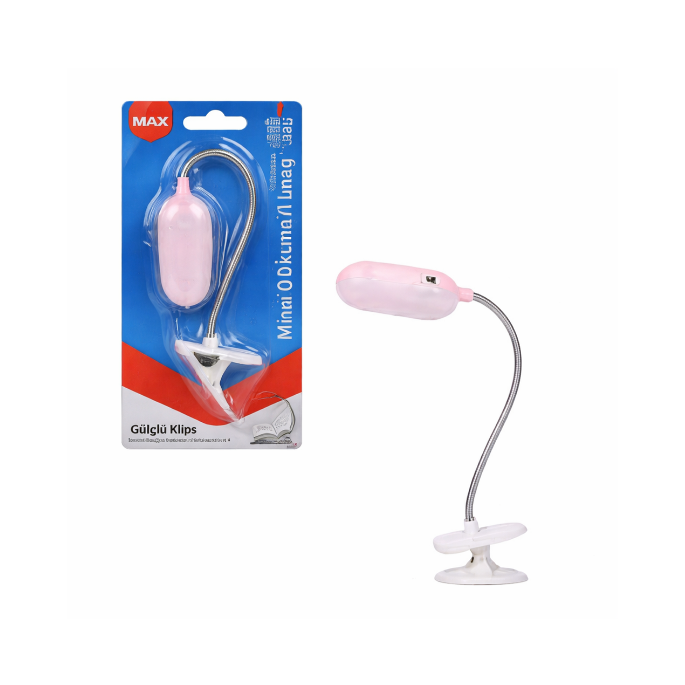MAX KİTAP OKUMA LAMBASI MANDALLI MAX-3157
