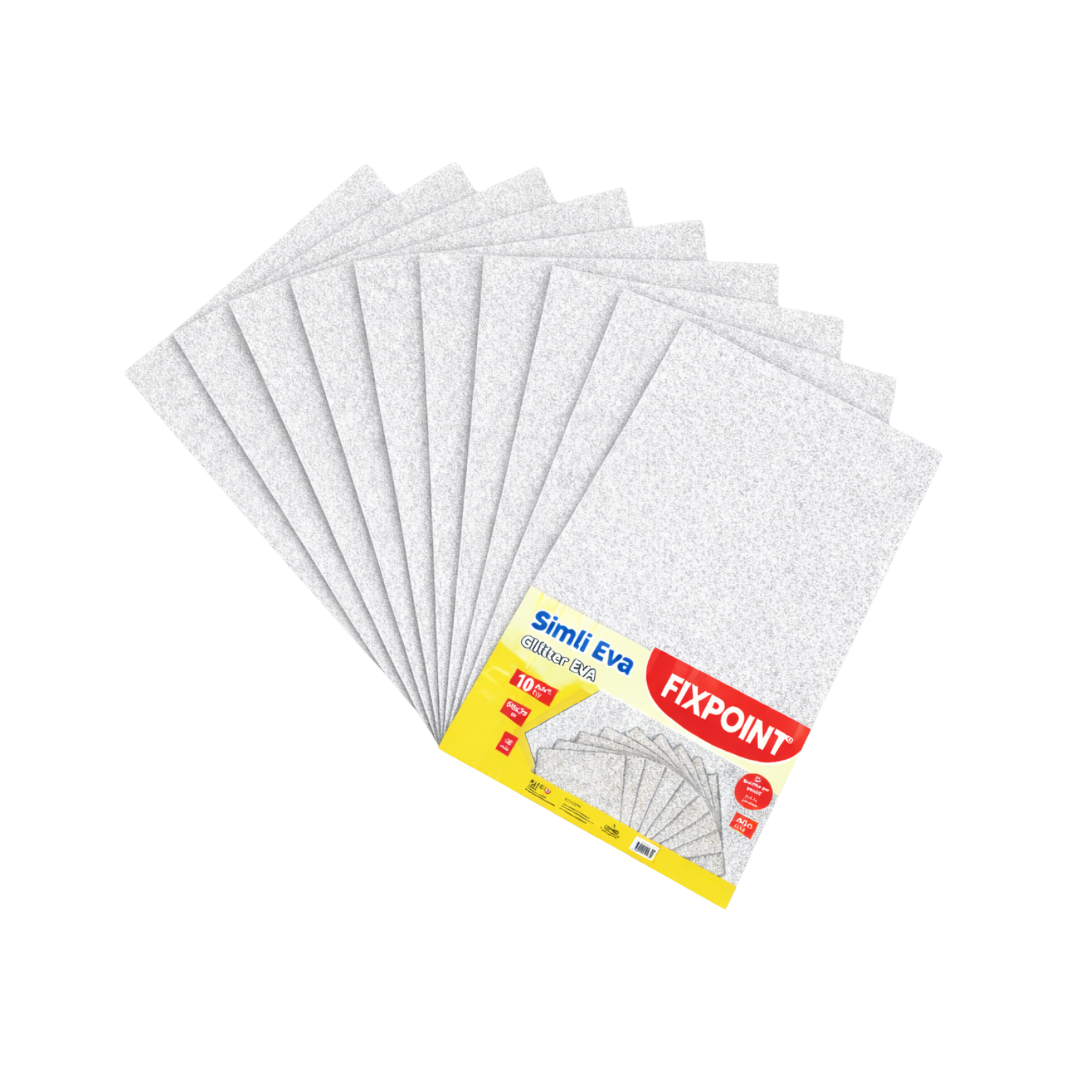 FixPoint Eva Simli Yapışkanlı 20x30cm 10 lu Beyaz P-5831
