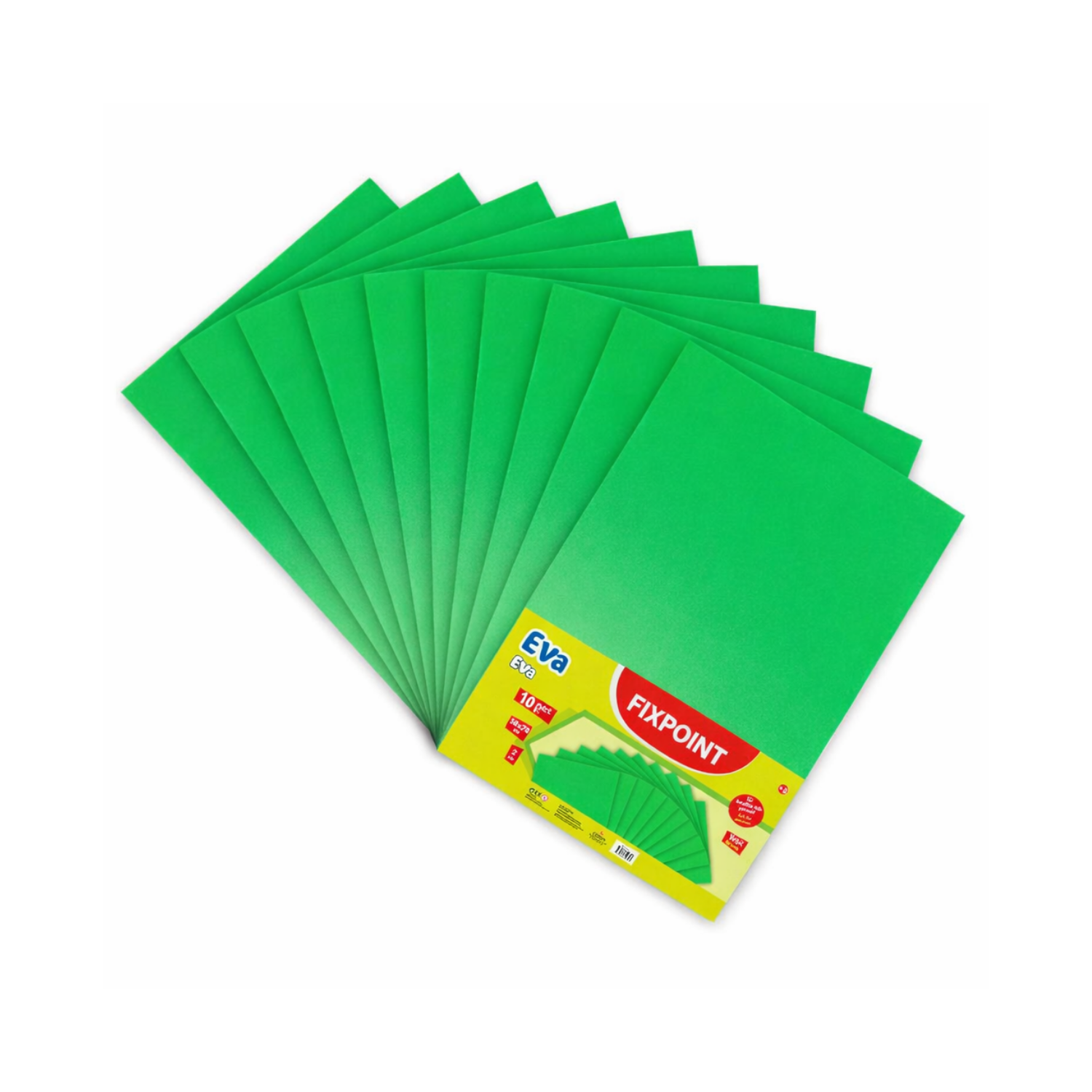 FixPoint Eva Düz 50x70cm 10 lu Yeşil P-5916