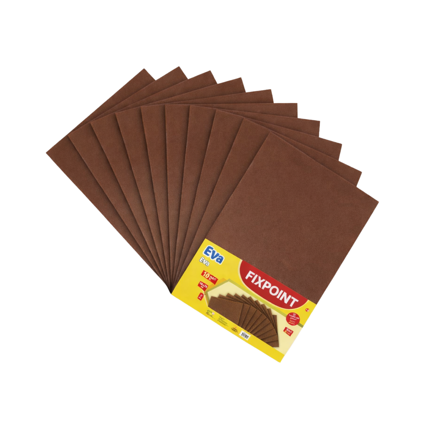 FixPoint Eva Düz 50x70cm 10 lu Kahverengi P-5954