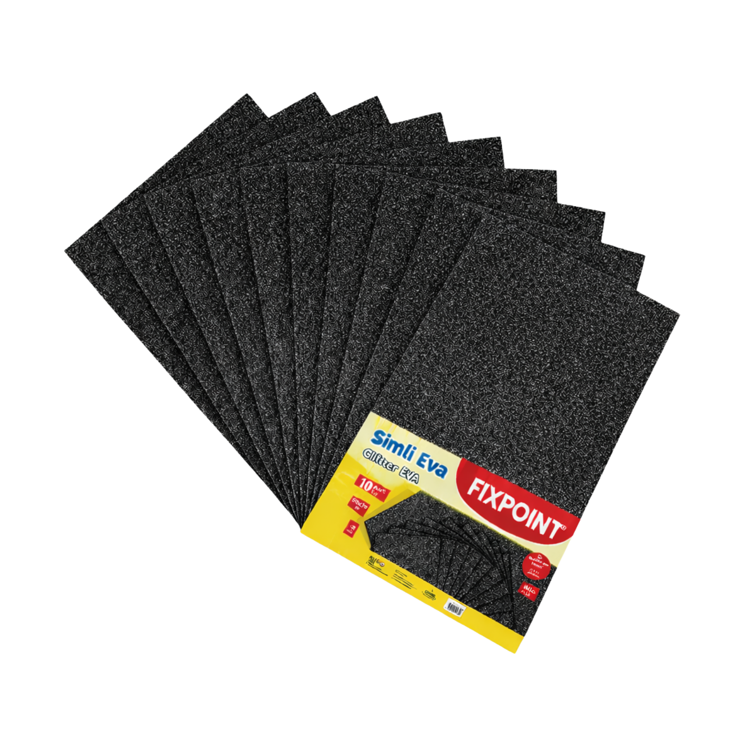 FixPoint Eva Simli 50x70cm 10 lu Siyah P-6098