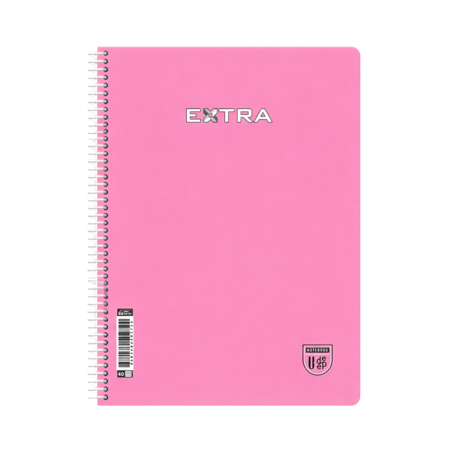 A-4 EKSTRA SPİRALLİ PP KAPAK 60 YPR KARELİ 72 Lİ