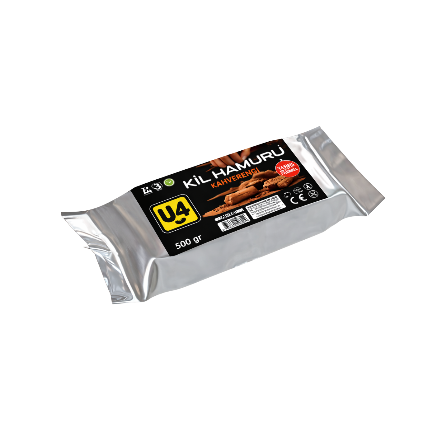 U4 KİL HAMURU 500 GR KAHVE U4-F224