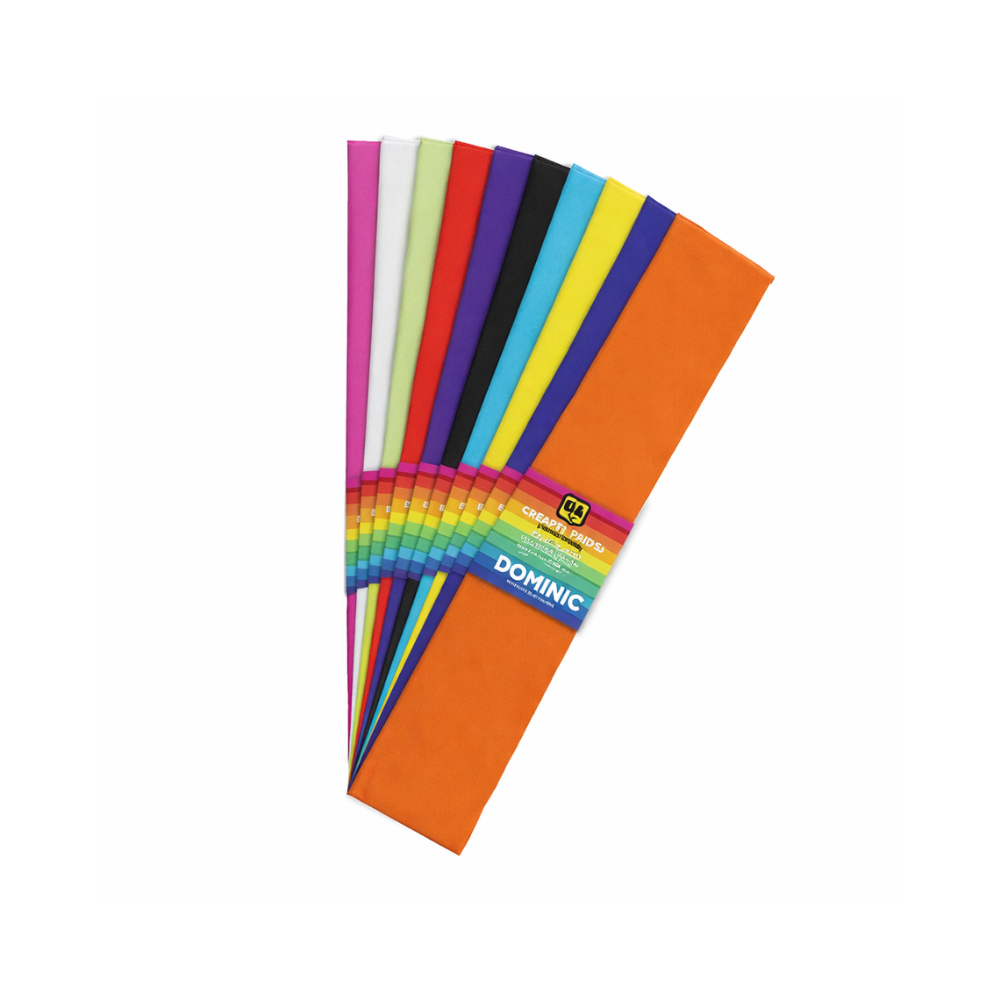 DOMİNİC KRAPON KAĞIDI 10 RENK