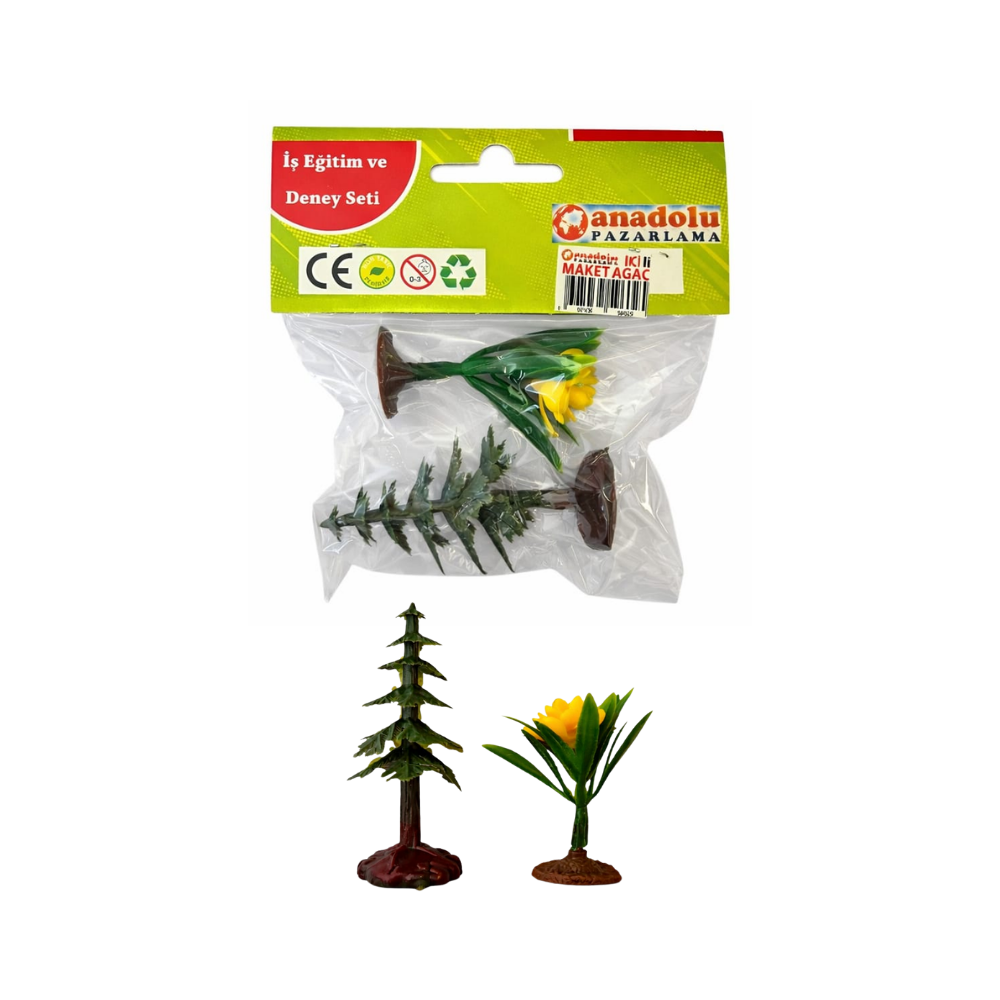 ANADOLU MAKET AĞAÇ 2 Lİ X 10 PAKET