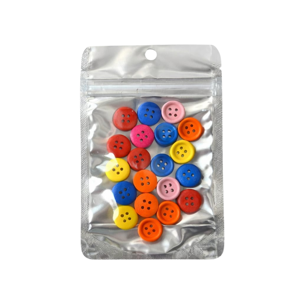 ANADOLU RENKLİ DÜĞME KÜÇÜK 20 Lİ X 10 PAKET