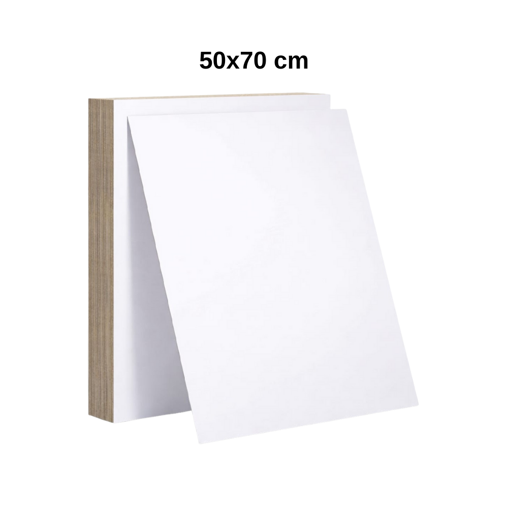 RENKLİ MUKAVVA BEYAZ 50X70 CM 18 Lİ