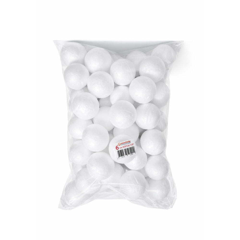 STRAFOR KÖPÜK TOP 6 CM 50 Lİ