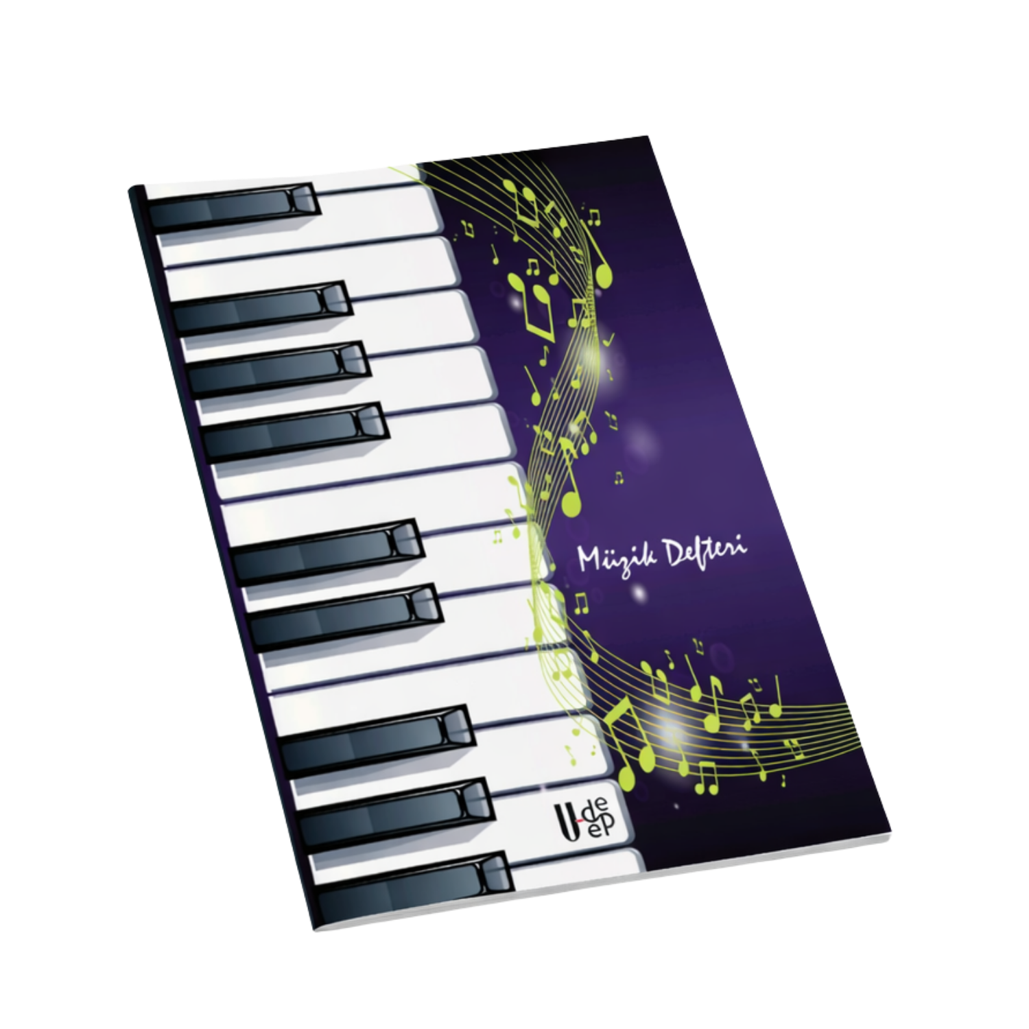 U DEEP A4 PP KAPAK DİKİŞLİ MÜZİK DEFTERİ 40 YPR 120 Lİ