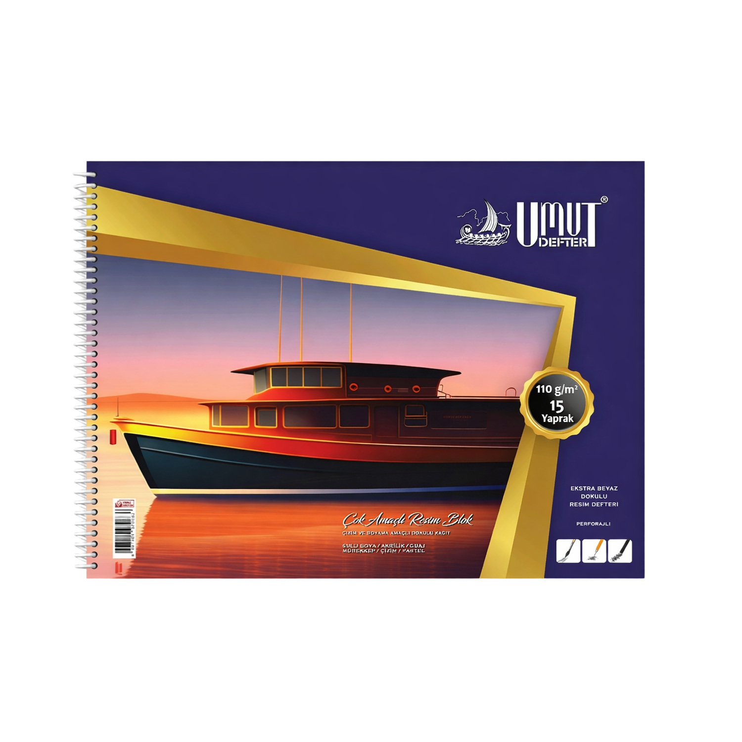 UMUT RESİM DEFTERİ KK 35X50 25 YPR 80 GR 12 Lİ