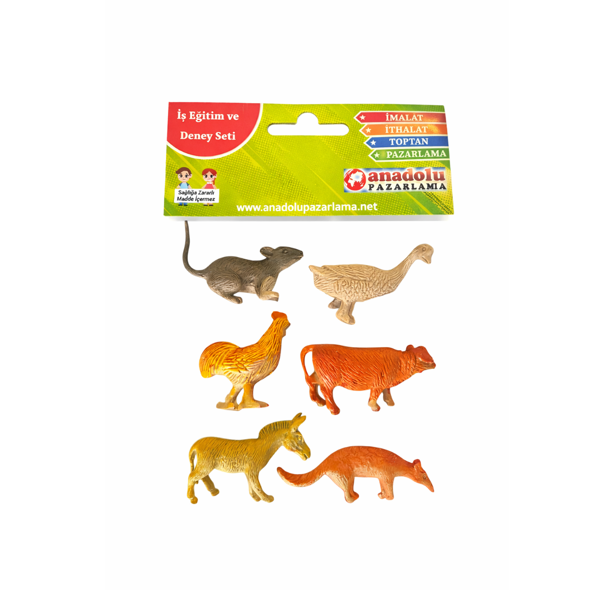 ANADOLU HAYVANLAR 6 HAYVAN 10 LU