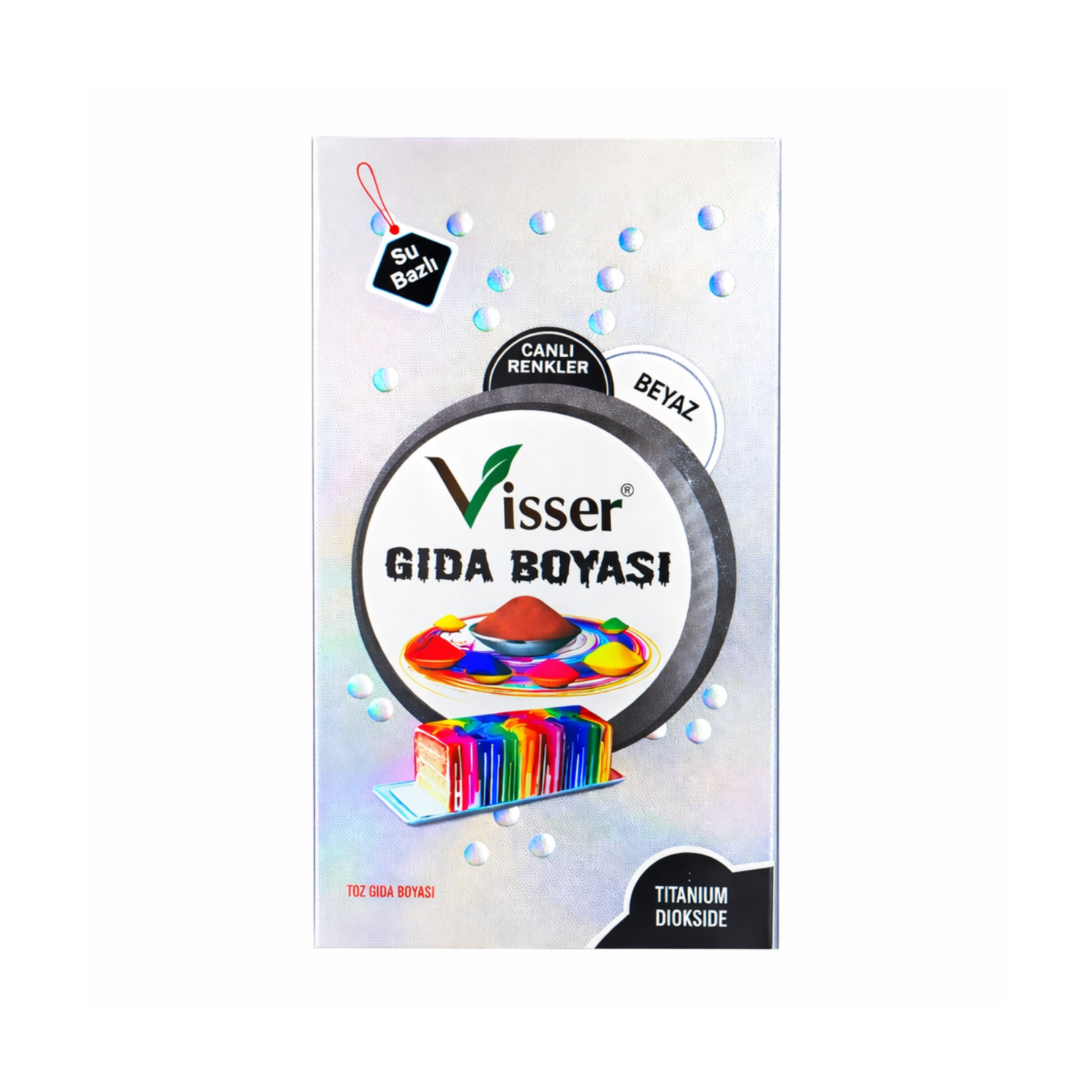 VİSSER GIDA BOYASI BEYAZ 9 GR