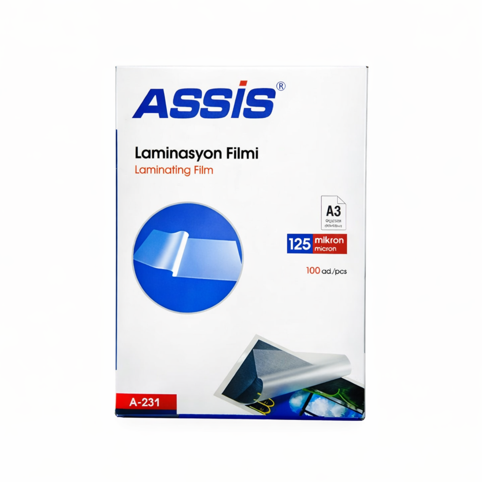 ASSİS A3 LAMİNASYON 100 LÜ