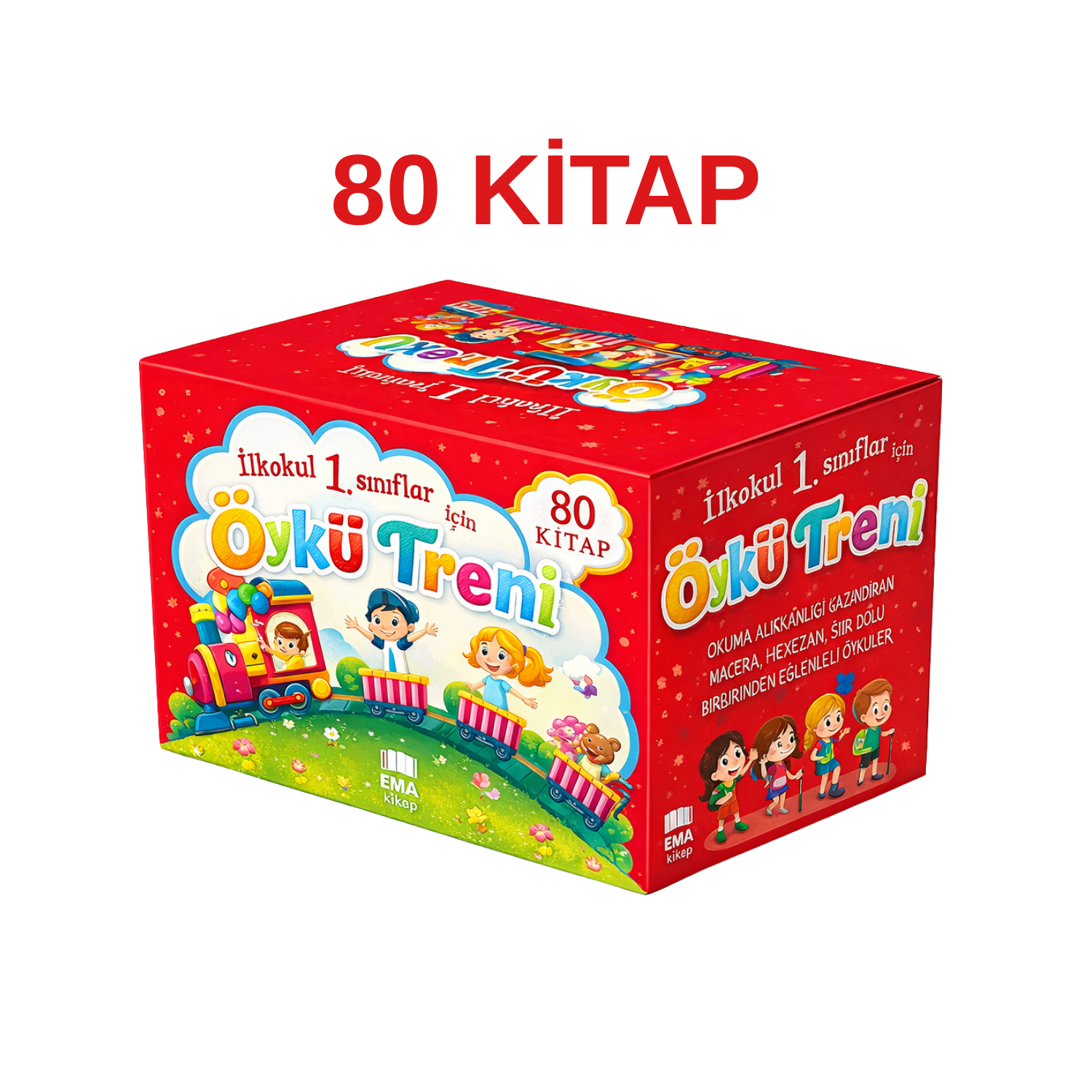 EMA ÖYKÜ TRENİ 1. SINIF 80 KİTAP