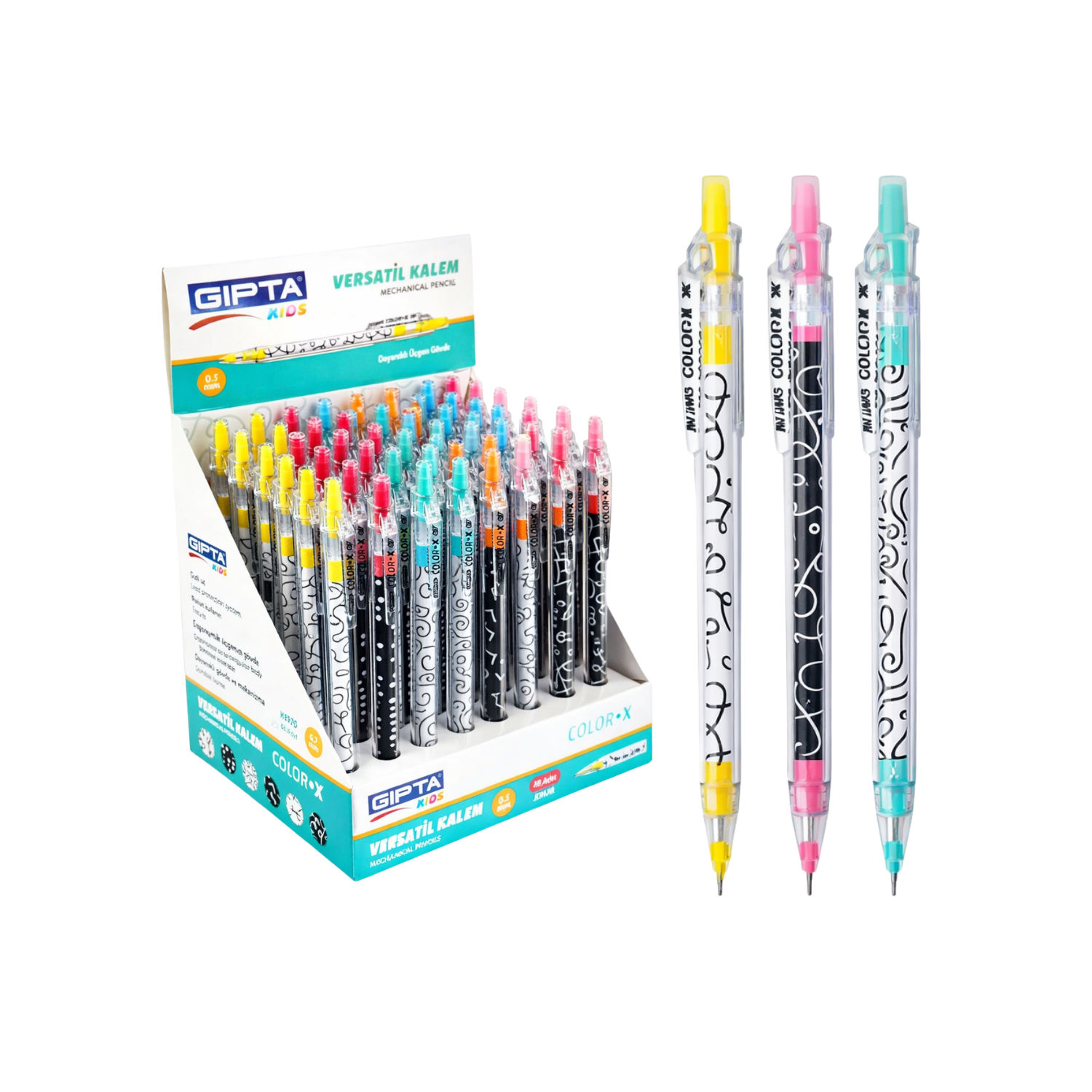 GIPTA VERSATİL RENGARENK K1970 48 Lİ