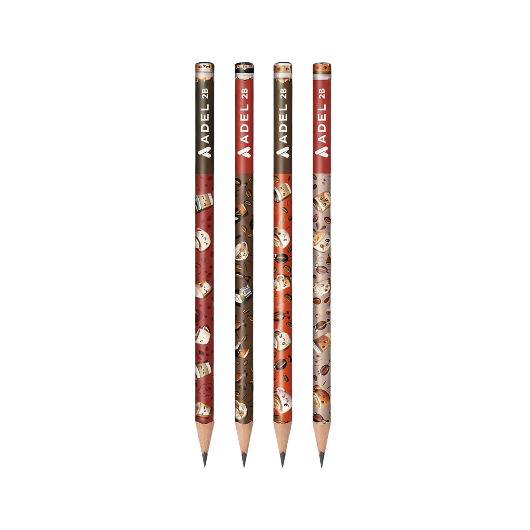 ADEL 72 Lİ KAHVE DESENLİ KURŞUN KALEM