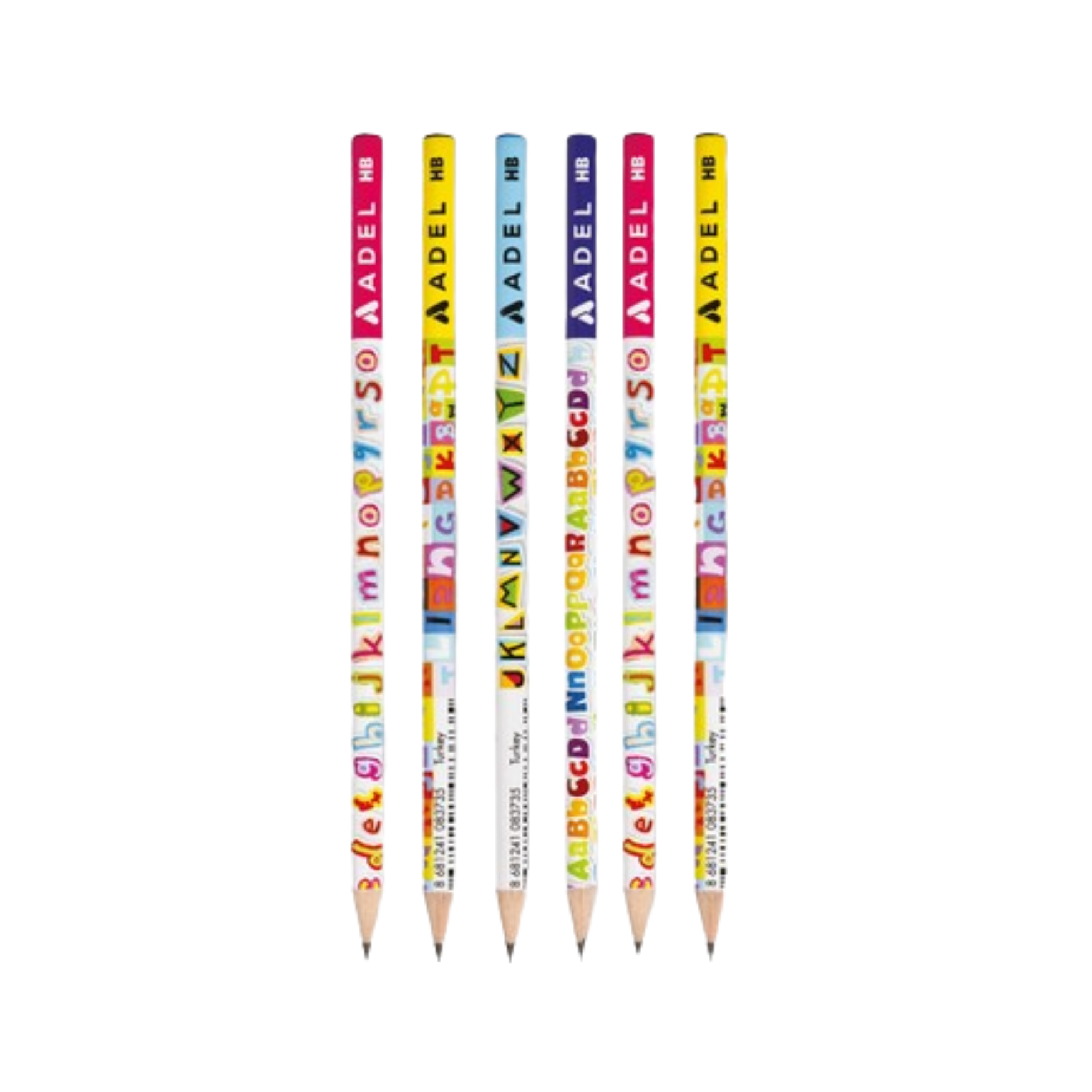 ADEL 72 Lİ HARFLER KURŞUN KALEM