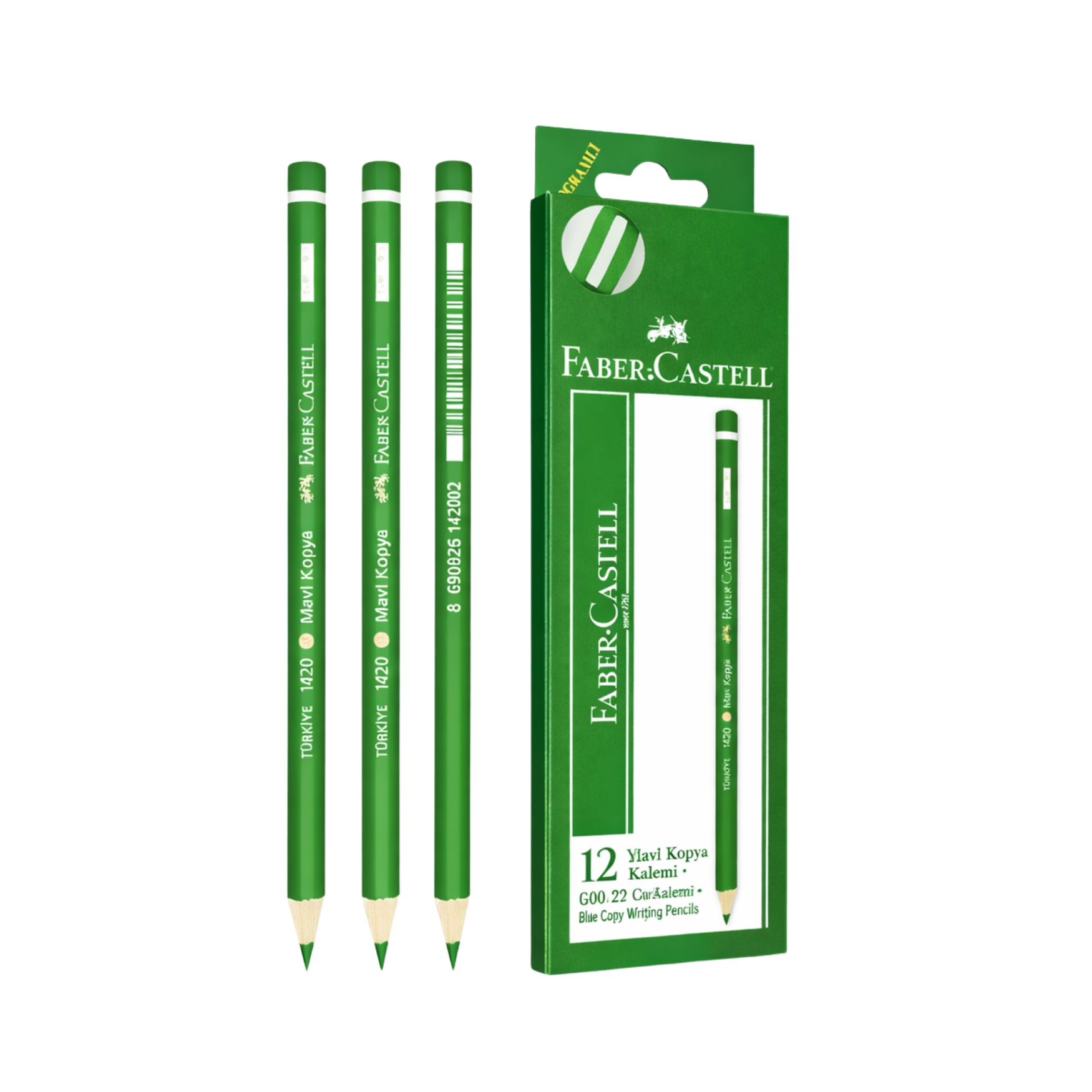FABER CASTELL YEŞİL KOPYA KALEMİ 12 Lİ